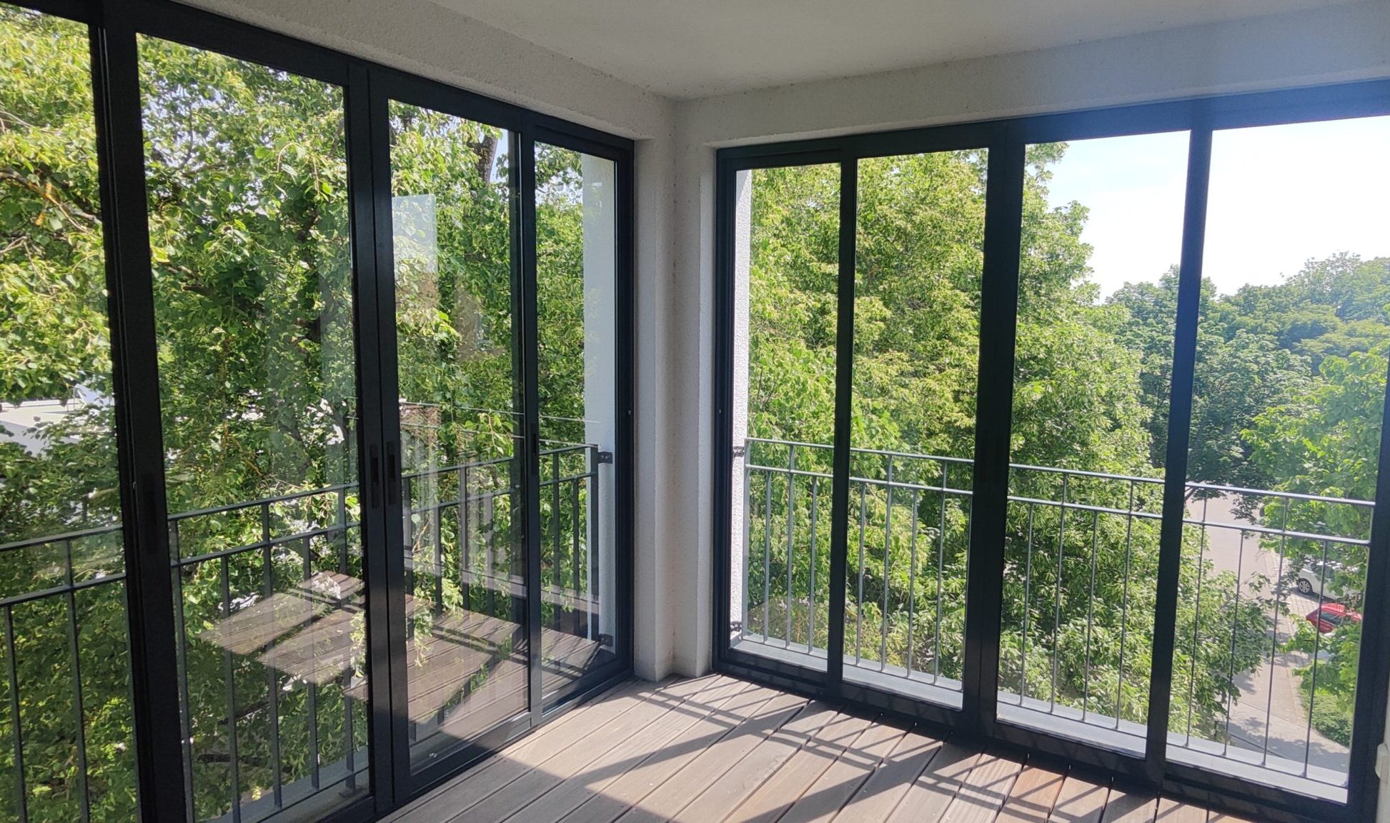 Hochwertige Moderne Fenster vom Meisterbetrieb Glasbauer montiert