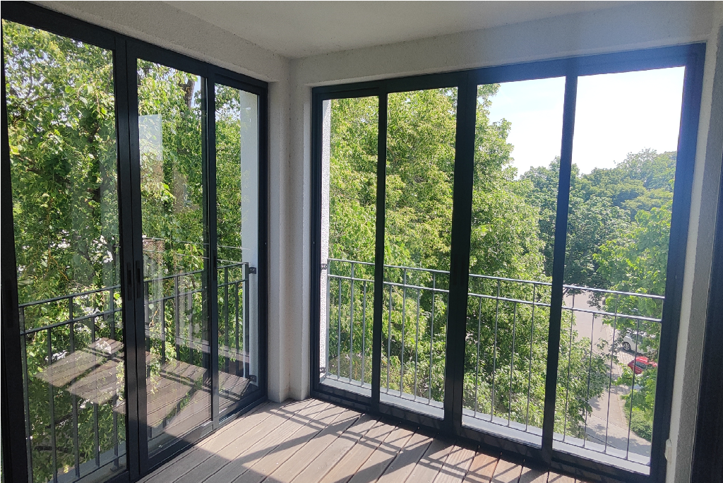 Hochwertige Moderne Fenster vom Meisterbetrieb Glasbauer montiert